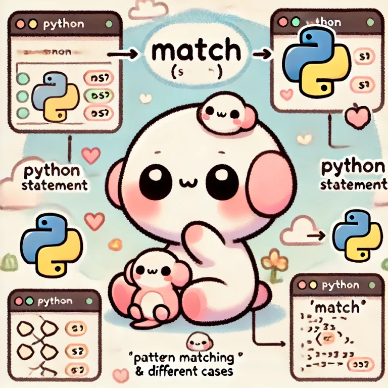 Pythonのmatch文：パターンマッチングによる条件分岐 | よくわかるpythonとエクセルVBA入門