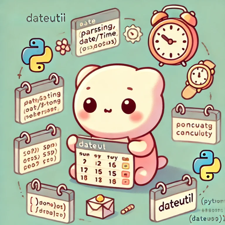 Dateutil:高度な日付操作を実現するPythonツール | よくわかるpythonとエクセルVBA入門