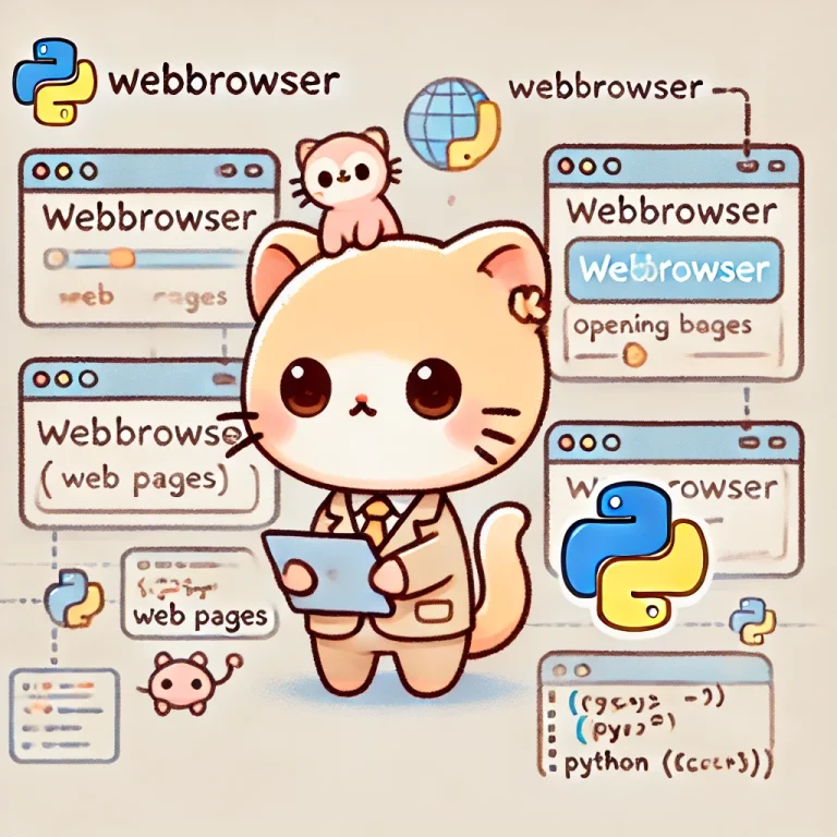Webbrowser:PythonでWebブラウザを操作するライブラリ | よくわかるpythonとエクセルVBA入門