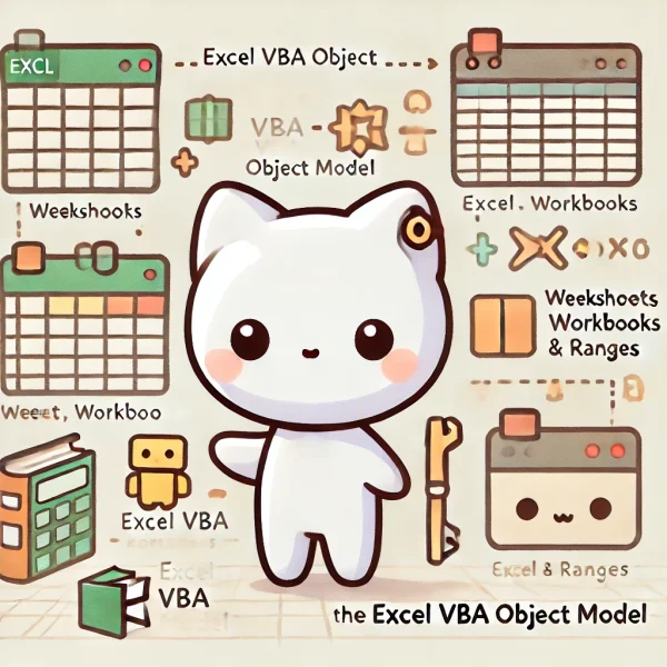 EXCEL VBAのオブジェクトモデル:データ処理と自動化のための強力なツール | よくわかるpythonとエクセルVBA入門