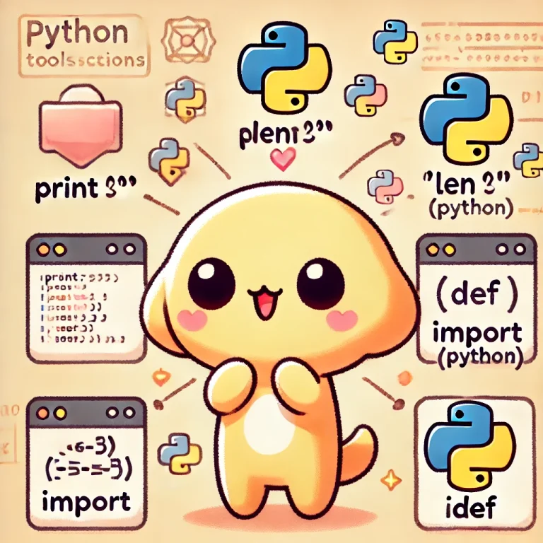 pythonでよく使うもの | よくわかるpythonとエクセルVBA入門