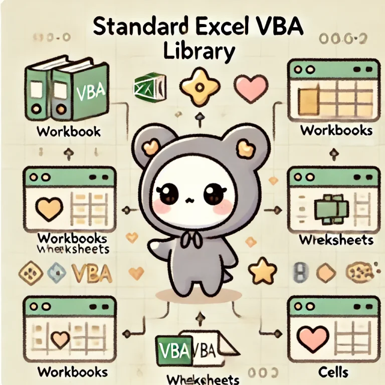 Excel VBA標準ライブラリ：基本的な機能と実用例 | よくわかるpythonとエクセルVBA入門