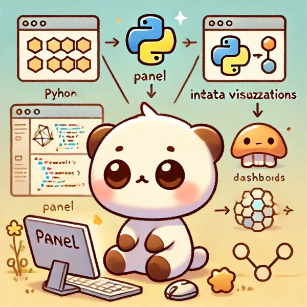 Panel：Pythonでインタラクティブなデータアプリケーションを作成するためのフレームワーク | よくわかるpythonとエクセルVBA入門